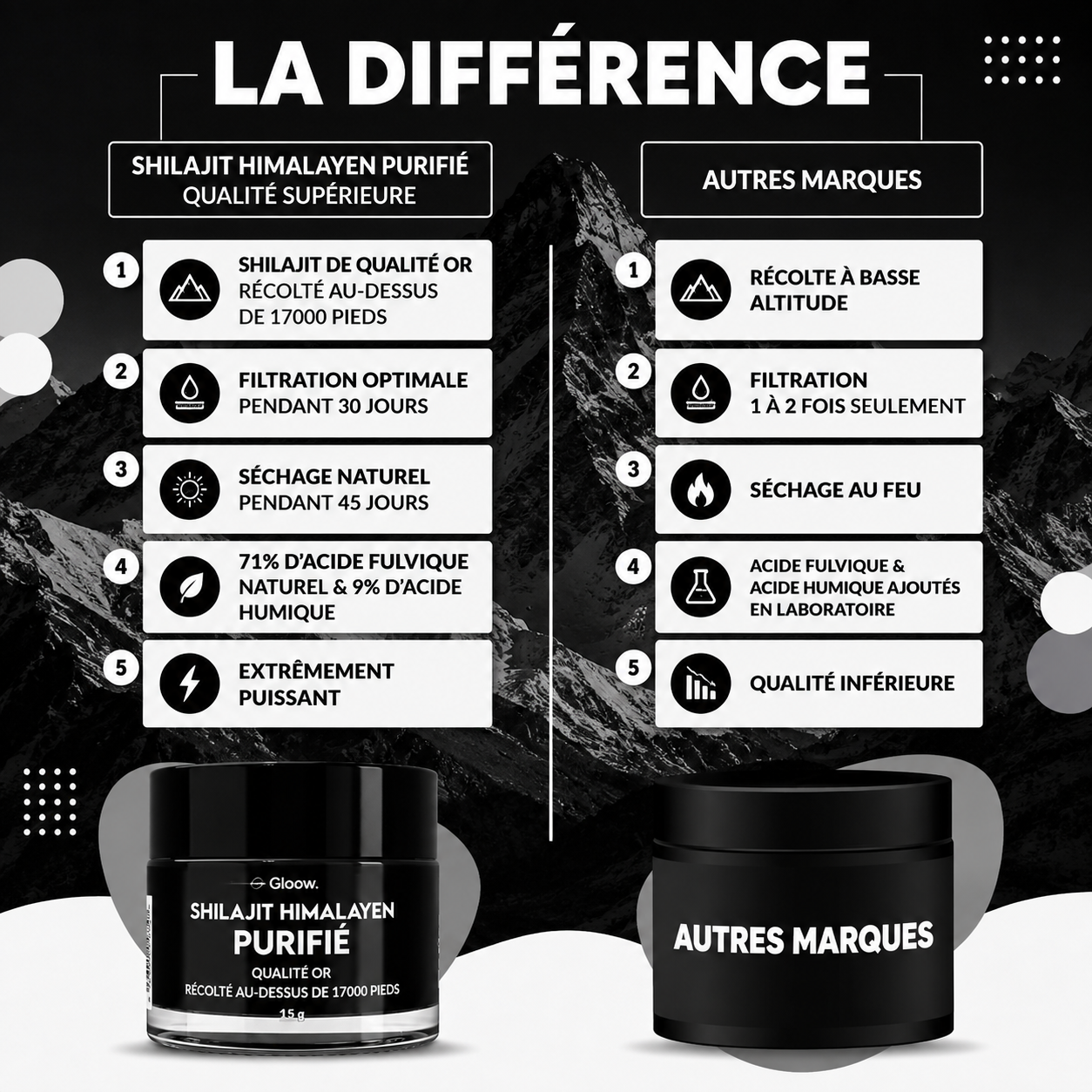 Les bienfaits du Pakshilajit